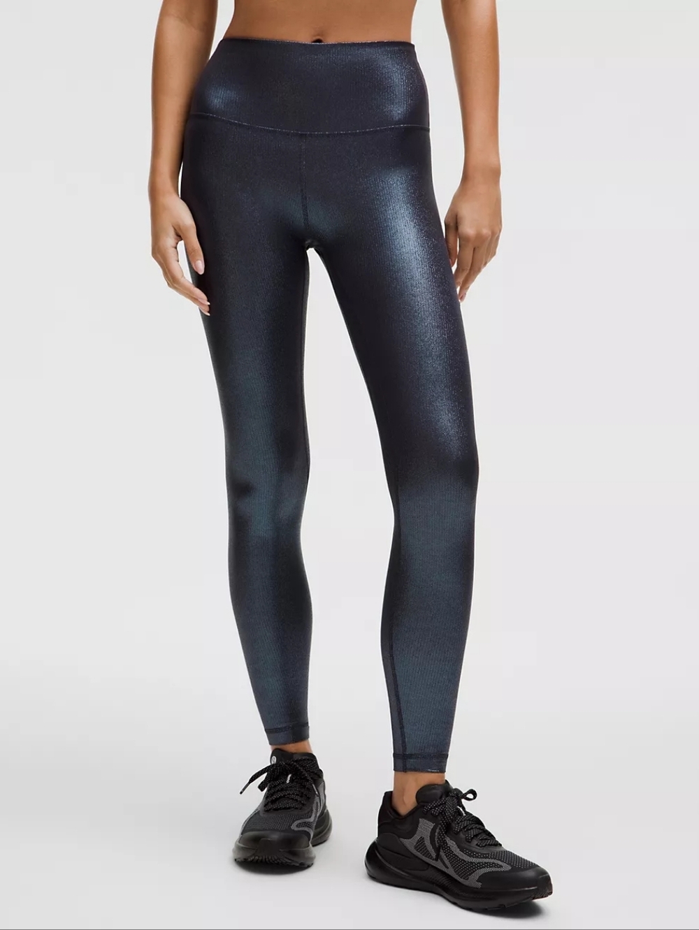 Lululemon Align High-Rise Ribbed Pant 28" Shine Size 8 NWT